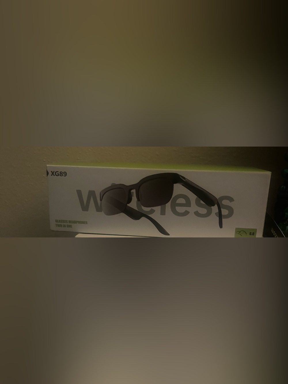 Wireless Sunglasses Headphones - Black
